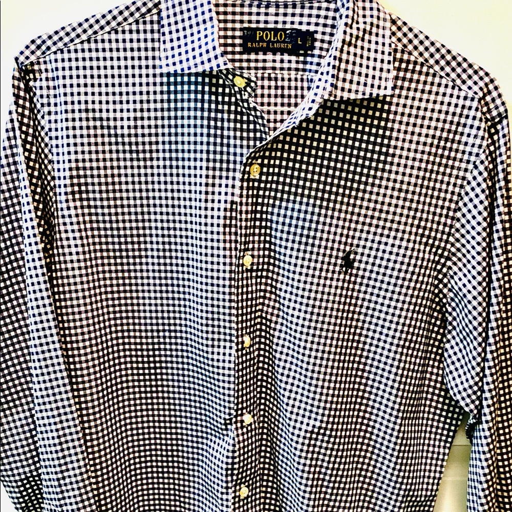 Ralph Lauren Long Sleeve Large Dress Shirt